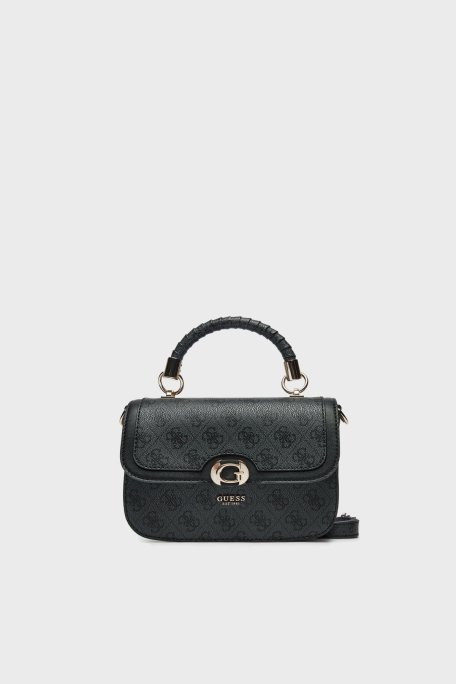 Guess Orlina 4G Logolu Çıkarılabilir Askılı Mini HWSG9540200 Bayan Çanta HWSG95 40200 CLO ANTRASİT - Guess