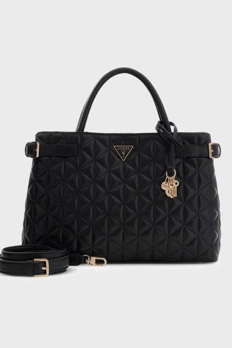 Guess Paisleigh Logolu Sabit Askılı HWQG9883060 Kadın Çanta HWQG98 83060 BLA SİYAH - Guess