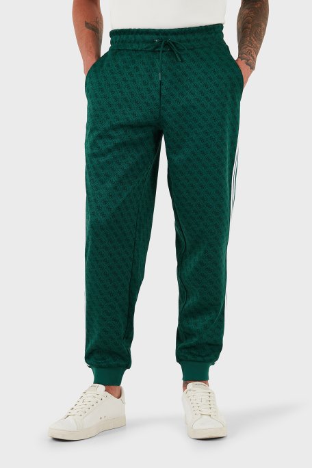 Guess Parimo 4G Logolu Regular Fit Normal Bel Lastikli Paça Z5BB19K2042 Erkek Pantolon Z5BB19 K2042 F8PO HAKİ - Guess