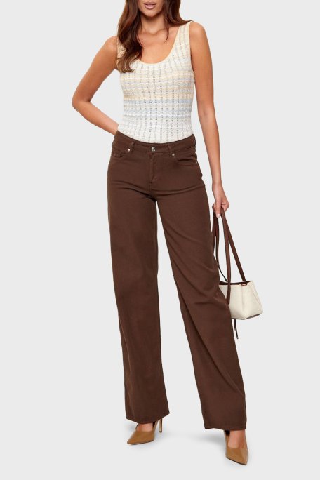 Guess Rosal Ajurlu Regular Fit Kalın Askılı Örme W6GR08Z0589 Bayan Triko W6GR08 Z0589 SM2K MAVİ - Guess (1)