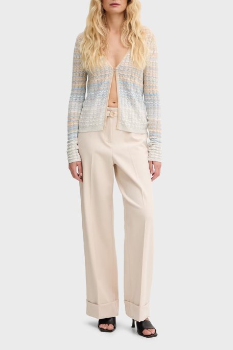 Guess Rosal Ajurlu Regular Fit V Yaka W6GR07Z0588 Bayan Triko W6GR07 Z0588 SM2K MAVİ - Guess (1)