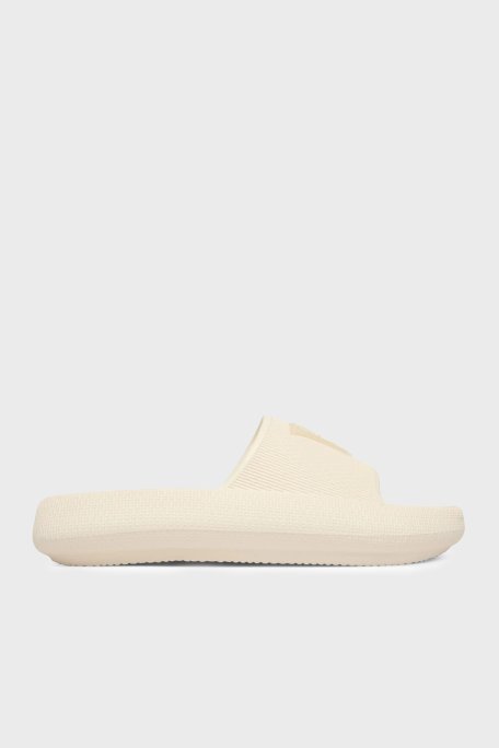 Guess Rubber Logolu E6GZ19WG5X0 Kadın Terlik E6GZ19 WG5X0 MLK KREM - Guess