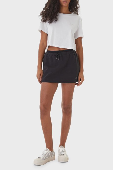 Guess Selene % 100 Pamuk Boxy Fit Logolu Yuvarlak Yaka V6GI17K2984 Bayan T Shirt V6GI17 K2984 G011 BEYAZ - Guess (1)