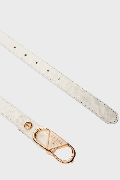 Guess Serenova Logolu Ayarlanabilir BW9270P5320 Kadın Kemer BW9270 P5320 OFF BEYAZ - Guess (1)