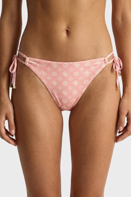 Guess Soleil String 4G Logolu E6GO06MC04R Bayan Bikini Altı E6GO06 MC04R PMKA PEMBE - Guess