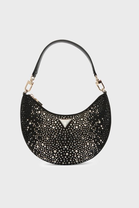 Guess Taş Detaylı Çıkarılabilir Askılı HWEG9931720 Kadın Çanta HWEG99 31720 BLA SİYAH - Guess