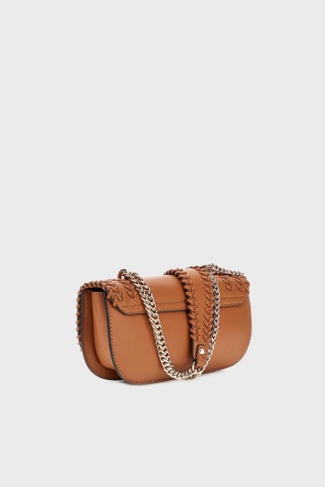 Guess Tatum Logolu Ayarlanabilir Zincir Askılı Dikiş Detaylı Mini HWNG9667210 Bayan Çanta HWNG96 67210 CAR TABA - Guess (1)