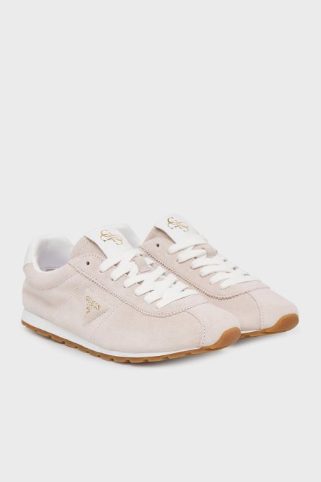 Guess Tiah Deri Karışımlı Logolu Sneaker FLPTH3SUE12 Bayan Ayakkabı FLPTH3 SUE12 PINK PEMBE - Guess (1)