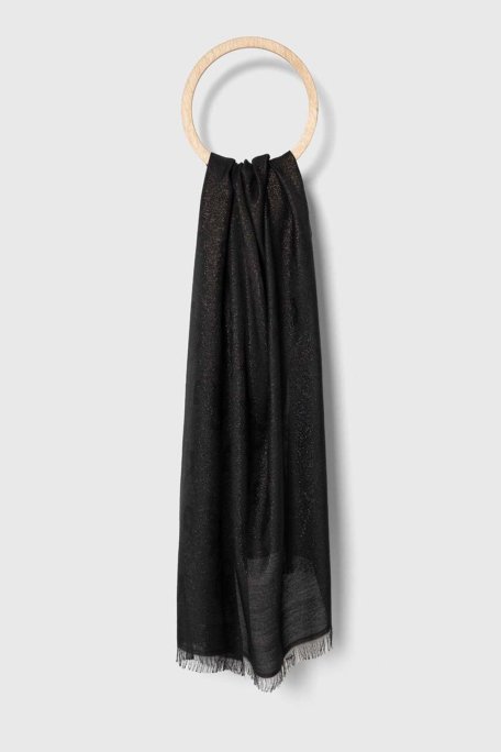 Guess Twiller Desenli 85 x 182 cm AW5149POL03 Bayan Şal AW5149 POL03 BLA SİYAH - Guess