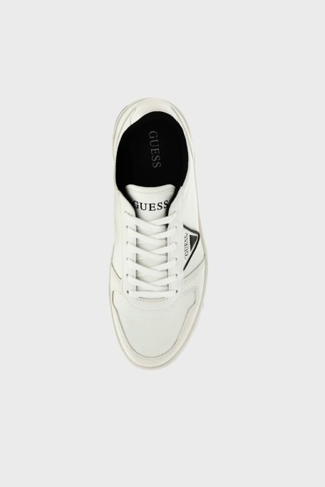 Guess Vincent Logolu Bağcıklı Sneaker FMPVINELE12 Erkek Ayakkabı FMPVIN ELE12 WHBLK SİYAH - Guess (1)