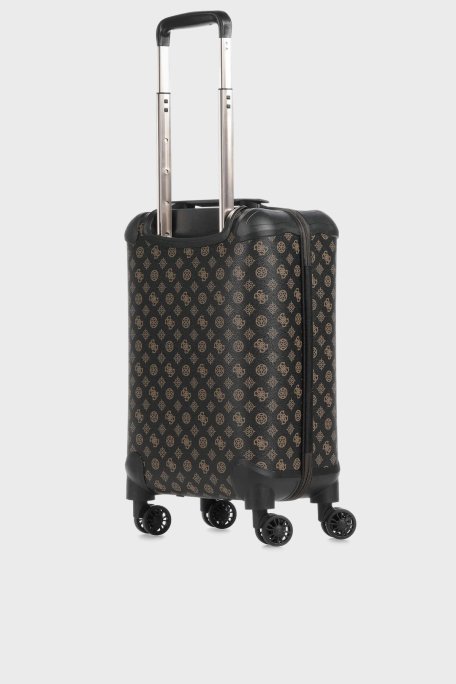 Guess Wilder Logolu Şifreli Fermuarlı Kabin Boy Bayan Valiz TWP74529830 BRO KAHVE - Guess (1)