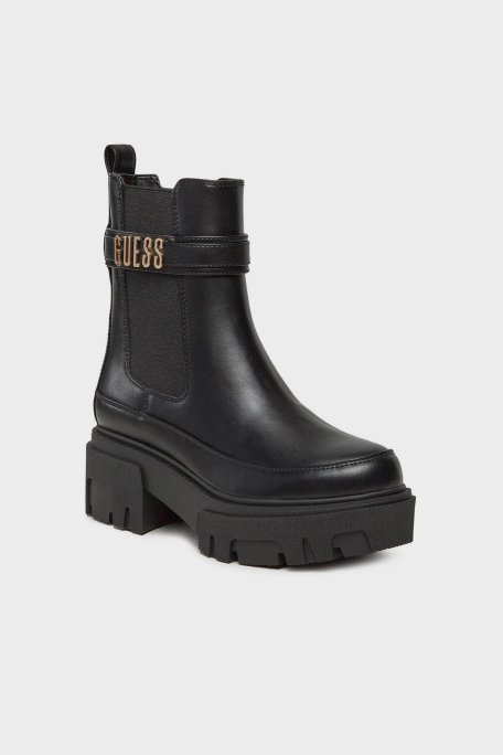 Guess Yelma Fermuarlı Bayan Bot FL8YEA ELE10 BLACK SİYAH - Guess (1)
