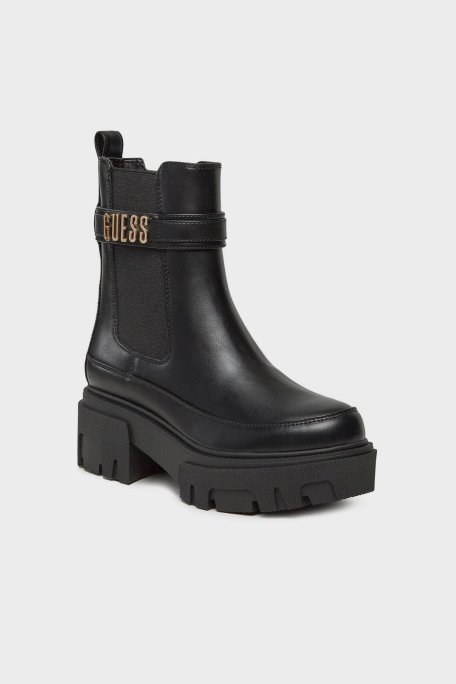 Guess Yelma Fermuarlı FL8YEAELE10 Kadın Bot FL8YEA ELE10 BLACK SİYAH - Guess (1)