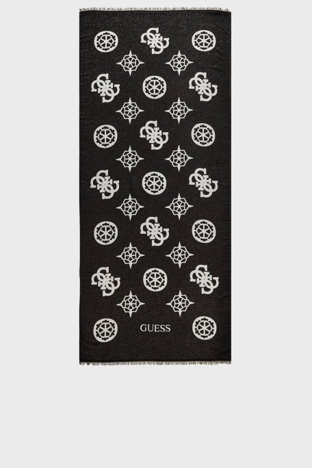 Guess Zalina Parlak Modal Karışımlı 80 x 180 cm Çift Taraflı AW5273VIS03 Bayan Şal AW5273 VIS03 BLO SİYAH - Guess (1)