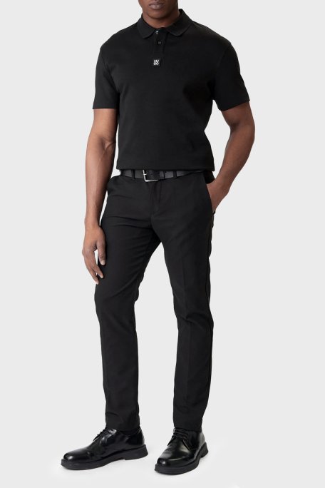 Hugo % 100 Pamuk Regular Fit Düğmeli Erkek Polo 50517638 002 SİYAH - Hugo (1)