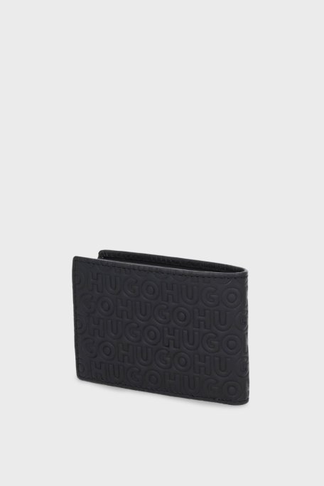 Hugo 4G Logolu Deri Erkek Cüzdan 50552780 002 SİYAH - Hugo (1)