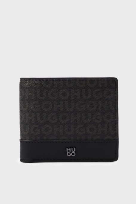 Hugo 4G Logolu Erkek Cüzdan 50558549 001 SİYAH - Hugo