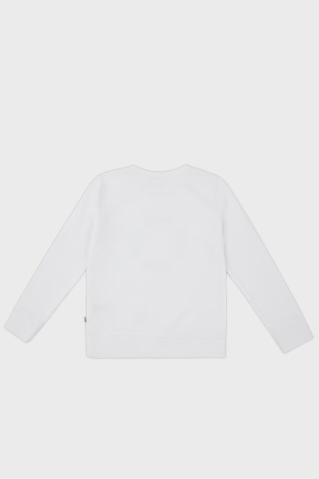 Hugo Boss Pamuklu Bisiklet Yaka Çocuk 25L39 10B Sweat 25L39/10B WHITE BEYAZ - Hugo Boss (1)