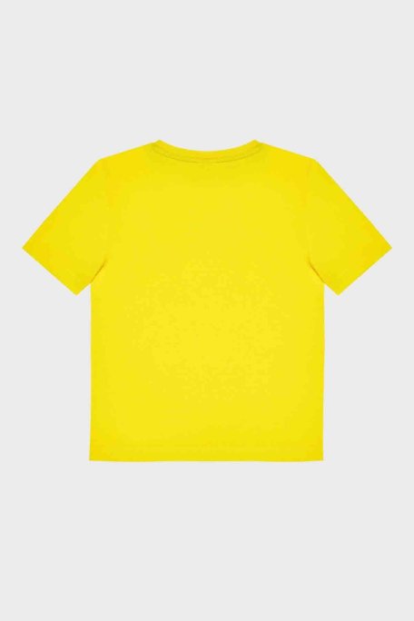 Hugo Boss Pamuklu Bisiklet Yaka Çocuk T Shirt 25G97/553 YELLOW SARI - Hugo Boss (1)