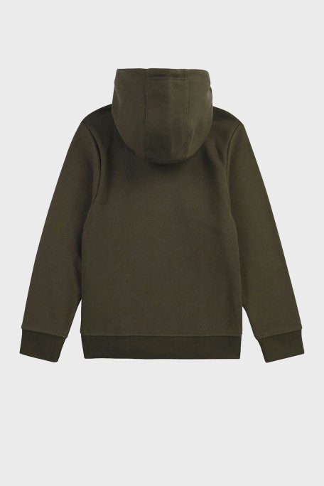 Hugo Boss Pamuklu Fermuarlı Kapüşonlu Çocuk Sweat 25M09/64C KAKI HAKİ - Hugo Boss (1)