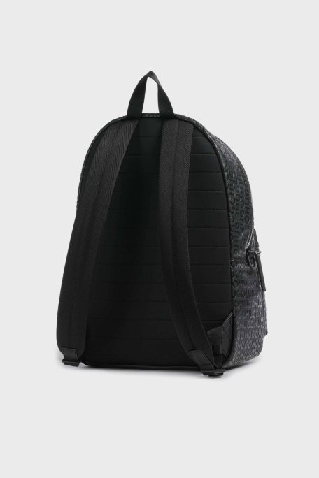 Hugo Jakarlı Logo Baskılı Ayarlanabilir Çift Askılı Erkek Sırt Çantası 50547252 001 SİYAH - Hugo (1)