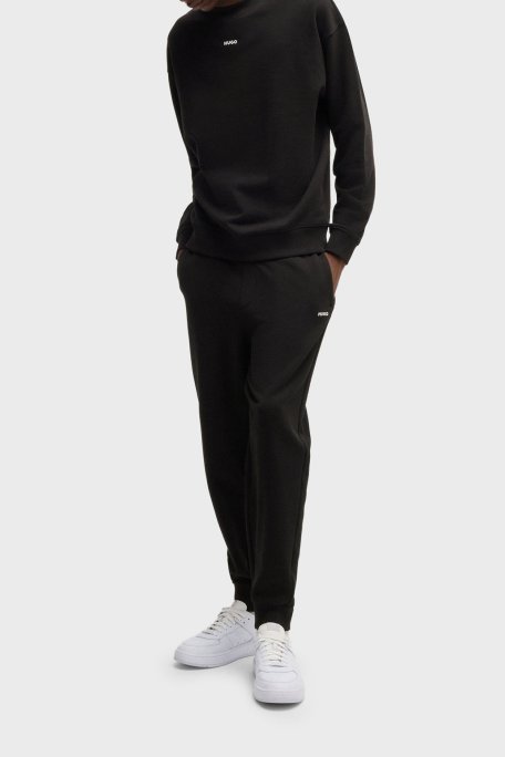 Hugo Logolu % 100 Pamuk Relaxed Fit Bisiklet Yaka Erkek Sweat 50525892 001 SİYAH - Hugo (1)