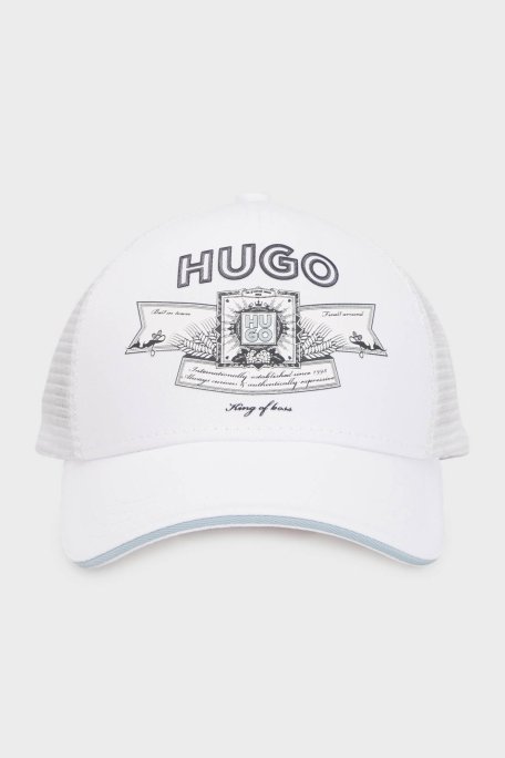 Hugo Logolu Erkek Şapka 50513426 100 BEYAZ - Hugo