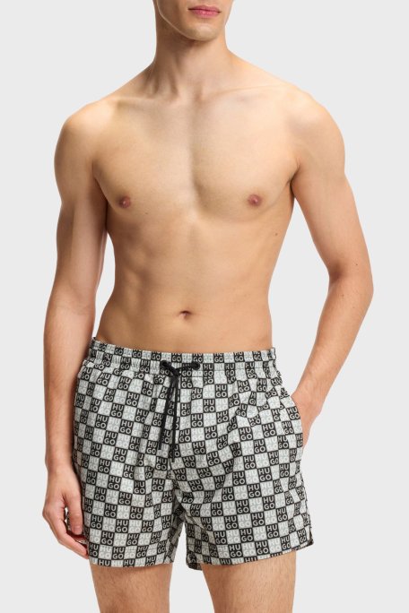 Hugo Logolu Hızlı Kuruyan Erkek Deniz Şortu 50556792 306 YEŞİL - Hugo