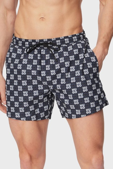 Hugo Logolu Hızlı Kuruyan Erkek Deniz Şortu 50556792 411 LACİVERT - Hugo