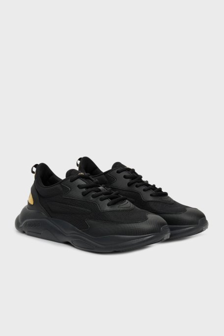 Hugo Logolu Sneaker Erkek Ayakkabı 50536960 007 SİYAH - Hugo (1)