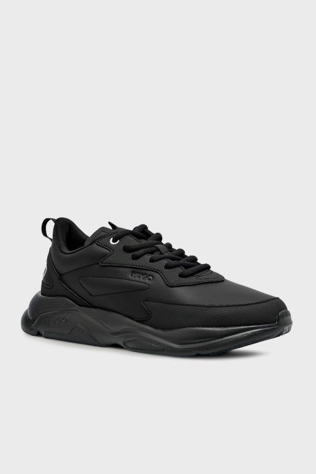 Hugo Logolu Sneaker Erkek Ayakkabı 50552694 003 SİYAH - Hugo