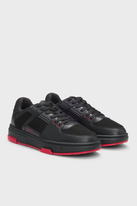 Hugo Logolu Sneaker Erkek Ayakkabı 50558023 006 SİYAH - Hugo