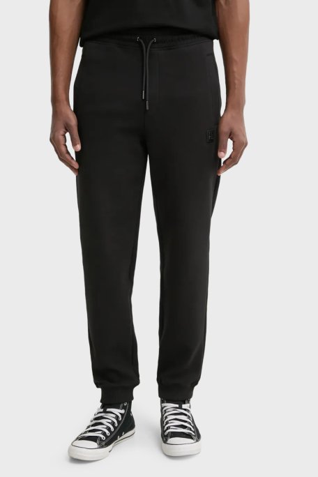 Hugo Logolu Streç Pamuklu Relaxed Fit Normal Bel Jogger Erkek Pantolon 50533695 001 SİYAH - Hugo