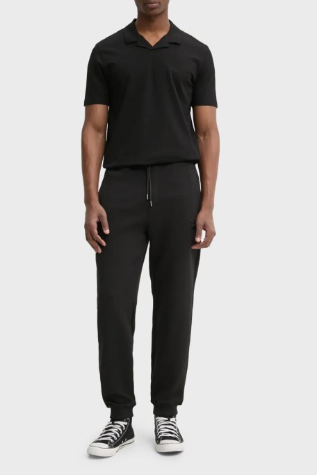 Hugo Logolu Streç Pamuklu Relaxed Fit Normal Bel Jogger Erkek Pantolon 50533695 001 SİYAH - Hugo (1)