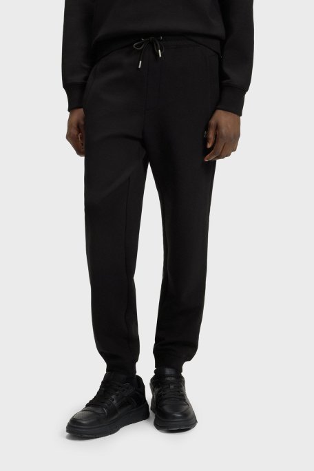 Hugo Logolu Streç Pamuklu Relaxed Fit Normal Bel Jogger Erkek Pantolon 50533695 002 SİYAH - Hugo