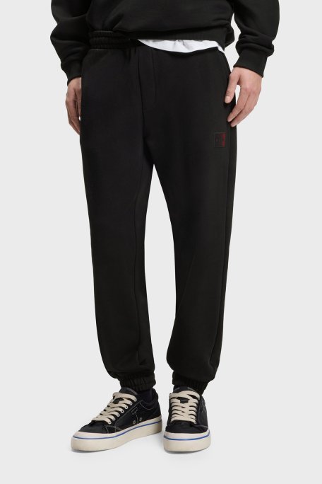 Hugo Pamuklu Relaxed Fit Lastikli Paça Erkek Pantolon 50553146 001 SİYAH - Hugo