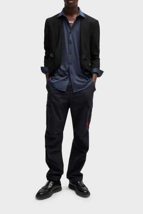 Hugo Slim Fit Jarse Erkek Gömlek 50519844 405 LACİVERT - Hugo (1)