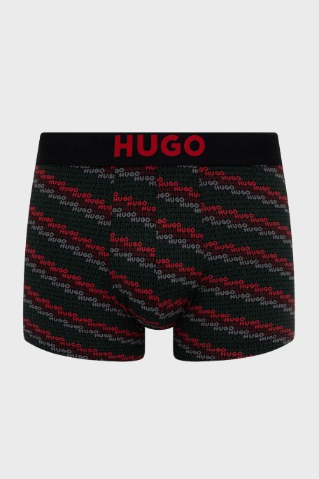 Hugo Streç Pamuklu Logolu 3 Pack Erkek Boxer 50549140 960 SİYAH - Hugo (1)