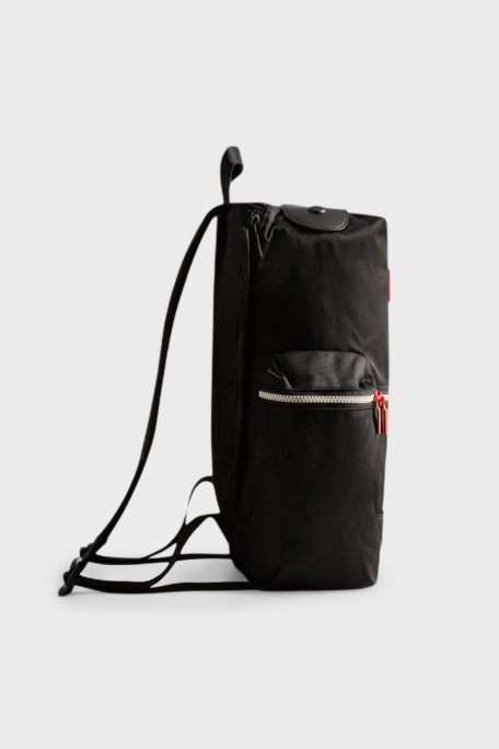 Hunter Logolu Ayarlanabilir Askılı Unisex Sırt Çantası UBB6017ACDBLK SİYAH - Hunter (1)