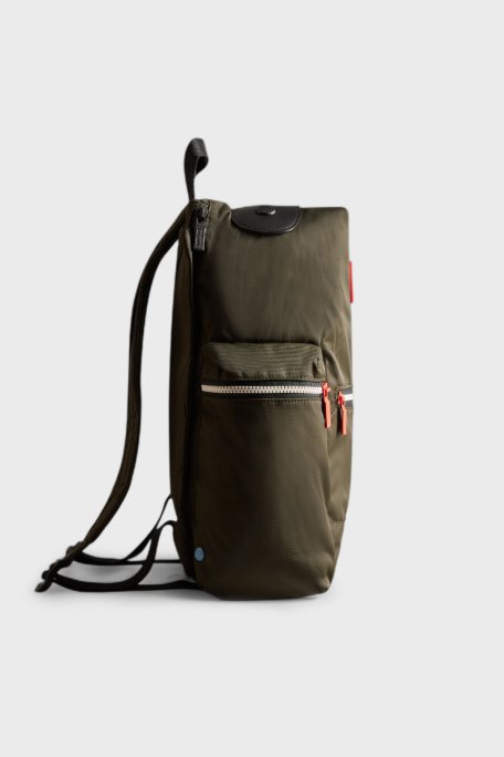 Hunter Logolu Ayarlanabilir Askılı Unisex Sırt Çantası UBB6017ACDDOV KOYU YEŞİL - Hunter (1)