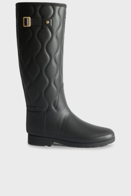 Hunter Logolu Su Geçirmez Uzun Bayan Bot HFRW0015252BLK SİYAH - Hunter