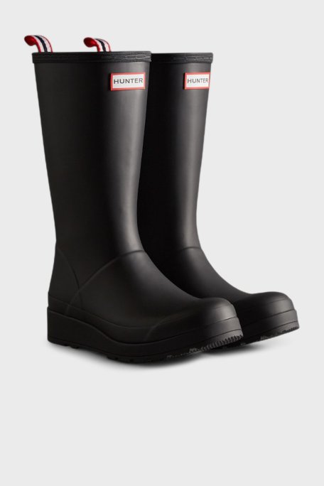 Hunter Logolu Su Geçirmez Uzun Bayan Bot WFT2007RMABLK SİYAH - Hunter (1)