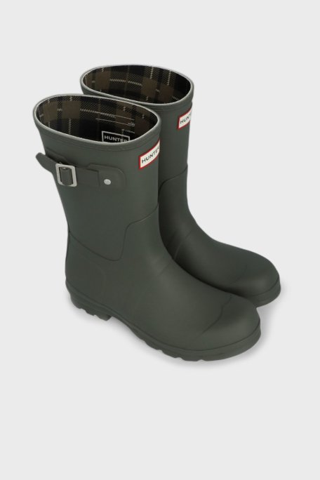 Hunter Logolu Su Geçirmez Uzun Erkek Yağmur Çizmesi HFRM0003252DOV KOYU YEŞİL - Hunter (1)