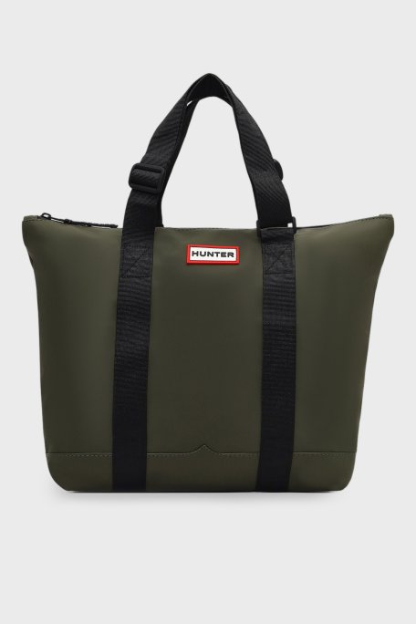 Hunter Logolu Suya Dayanıklı Ayarlanabilir Askılı Unisex Çanta HXRU0059252KM KOYU HAKİ - Hunter