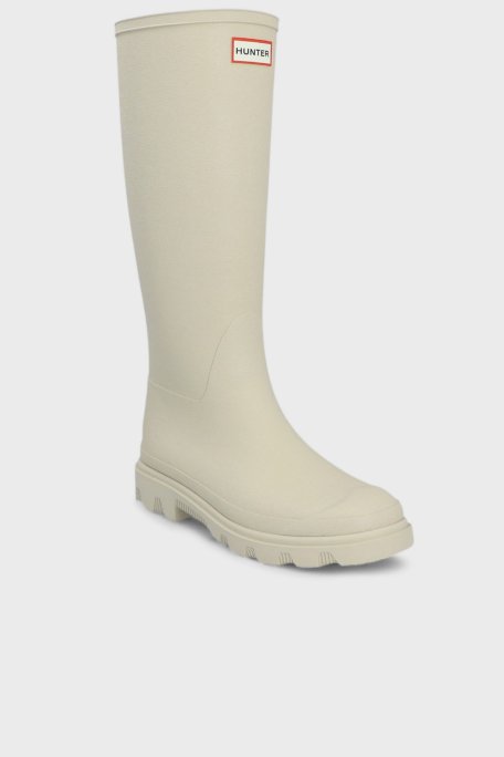 Hunter Su Geçirmez Logolu Kaymaz Taban Unisex Çizme HFRU0001252GR TAŞ - Hunter (1)