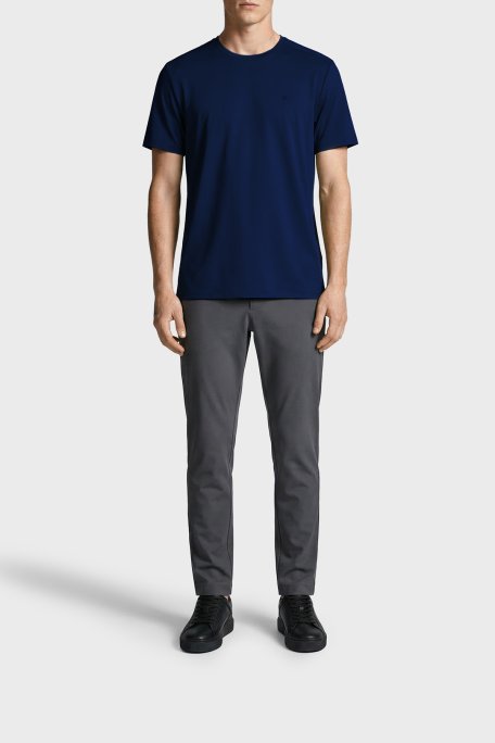 Isaora Regular Fit Bisiklet Yaka Erkek T Shirt ISR9021 DRNVY KOYU LACIVERT - Isaora (1)