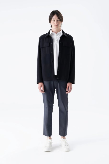 Isaora Regular Fit Klasik Yaka Düğmeli Su İtici Erkek Ceket ISR7028 NAVY LACİVERT - Isaora (1)