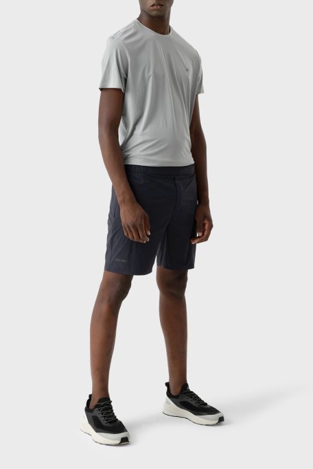 Isaora Regular Fit Lastikli Bel Cepli Erkek Short ISR6503 DRG KOYU GRİ - Isaora (1)