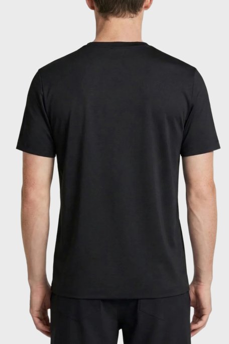 Isaora Regular Fit Logolu Bisiklet Yaka Erkek T Shirt ISR90160 SİYAH - Isaora (1)