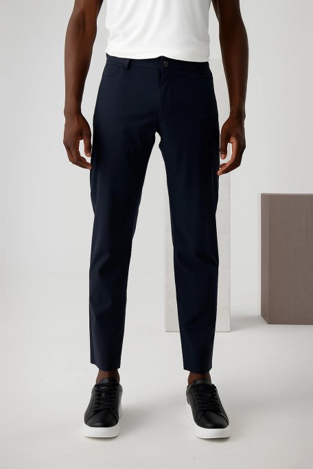 Isaora Regular Fit Normal Bel Düz Paça Erkek Pantolon ISR5904 NAVY LACİVERT - Isaora